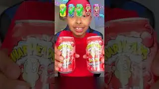 Sour Family Warhead Soda Challenge!