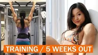 Strong Woman Heavy Lifting / Bodybuilding 5 Weeks Out Final (EAT Not Diet – Mimi Bonny)