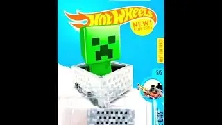 unboxing Minecraft Hot Wheels Minecart 2016