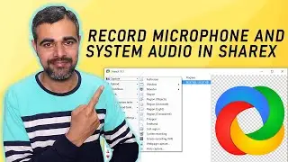 How to record microphone and internal audio in share x with screen recording in Hindi.