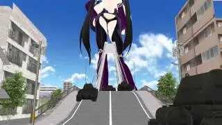MMD Giantess Attack   Final