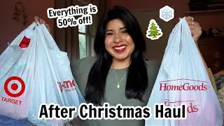 After Christmas Sale Haul! (TJ MAXX, Target, and Homegoods)