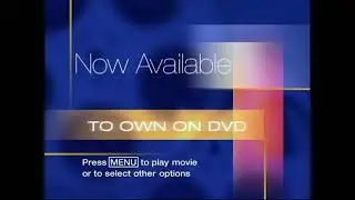 Now Available To Own On DVD (2005) (DVD Quality) ''Press (MENU)'' Variant
