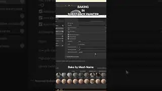 Substance 3D Painter - Baking con Match by Mesh Name