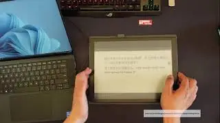 Using e-ink as the second monitor of your PC