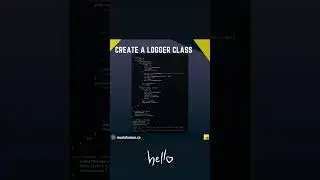 Javascript, Create A Logger Class #javascript