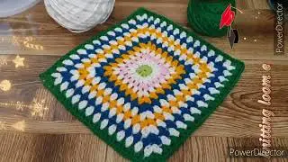 Granny square crochet debutant