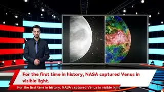 For the first time in history, NASA captured Venus in visible light.