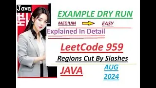 Regions Cut By Slashes | Leetcode 959 | Java Code | Developer Coder
