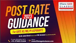 Robotics and CPDM courses at IISc B- Post GATE Guidance Session for GATE 2023 AE/ME/PI Students