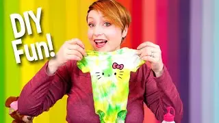 DIY Tie Dye at Home  - No Mess Craft -  Swirl and Style Studio
