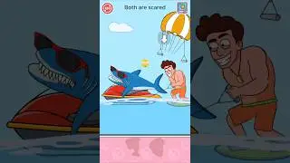 Impossible Date 2 Both Are Scared 🙀🦈 #shorts #animação #game