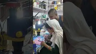 couple life 💗 पहला दिन मोबाइल रिपेयरिंग का काम चार्जिंग जैक लगा रही है (R-P) 