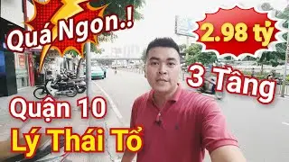2.98 tỷ, Nhà 3 Tầng trung tâm Quận 10, Lý Thái Tổ, đi đâu cũng tiện lợi