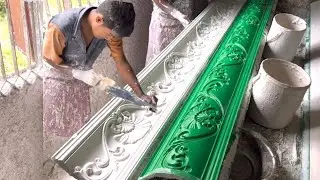 Top 2 Ceiling tiles Making Process | How to make gypsum tiles | DIY ceiling