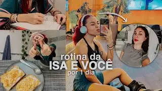 tendo a rotina da ISA E VOCÊ por um dia! ✨🥗🏋️‍♀️