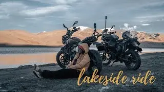 Impromptu ride to Tso Moriri with @ardhstories | Triumph Scrambler 400X & RE Himalayan 411