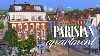 Parisian Apartment 🥐 | Collab w/Alex WanSims | Stop Motion build | The Sims 4 | NO CC