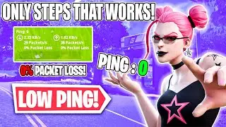 How To Get LOWER PING in Fortnite! (0 Ping Guide)