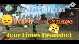 Justice from fake damage | free fire highlight | free fire fake damage