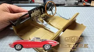Agora Models Build the 1961 E-Type Jaguar 1:8 Scale - Pack 8 - Stages 57-64