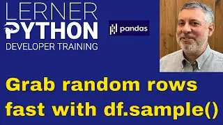 Getting a random sample from your pandas data frame