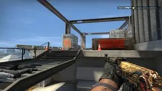 Лютый клатч против ботов на фейсите | counter strike global offensive