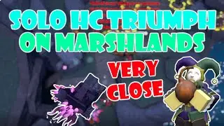 SOLO HARDCORE TRIUMPH ON MARSHLANDS / Tower Defense Simulator