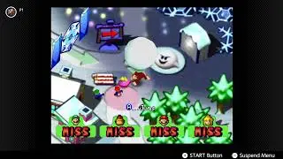 How to get all 4 players involved for a chance to be in a duel minigame in Chilly Waters