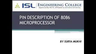 PIN DESCRIPTION OF 8086 MICROPROCESSOR