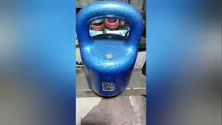 restoration of the old kettlebell Реставрация старой гири