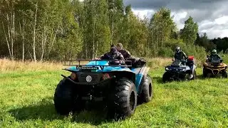 Квадроциклы против болотохода 