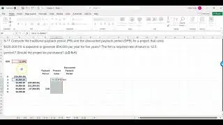 Chapter 9 Problem 17 CFIN7 Excel