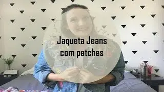 Patches (apliques) em jaqueta jeans