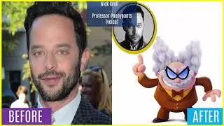 The Cast Of Voice Actors of Captain Underpants 2017 Before And After