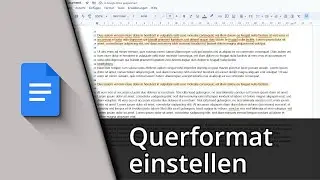Google Docs Querformat | Querformat einstellen Google Docs ✅ Tutorial
