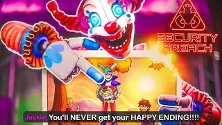 NEW FNAF Security Breach END! JACKIE KILLED all the GLAMROCKS! (HUGE UPDATE!)