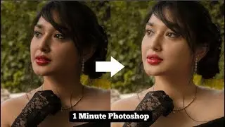 1 Minute Photoshop - Remove Harsh Shadows in Seconds