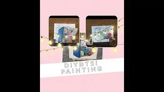 DIY BT21 PAINTING! (easy tutorial)