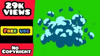 CARTOON BOOM GREEN SCREEN EFFECT | #GREENSCREEN #nocopyright