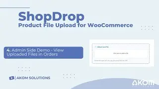 ShopDrop – Admin Panel Demo (View Files in Orders)