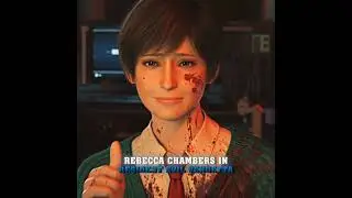 REBECCA CHAMBERS IN RESIDENT EVIL ZERO VS REBECCA CHAMBERS IN RESIDENT EVIL VENDETTA #shorts
