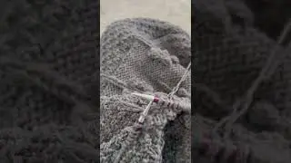 Немного вязальной медитации. Плед спицами. 