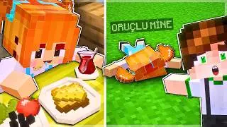 MİNE ORUÇ TUTTU ve BAYILDI! 😱 Minecraft