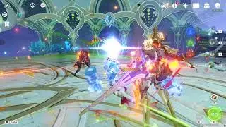 Dehya burgeon feat Furina (0 ER) is the best for each other my best dehya team build so far