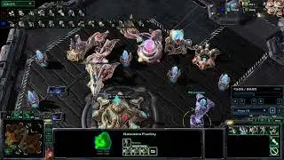 Starcraft 2 Protoss Vs Zerg  AI Very Hard
