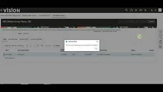 How to delete item in Oracle Fusion