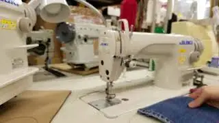 Juki DDL-8700H tension troubleshooting with bonded nylon