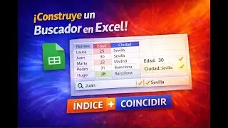 Buscador en Excel con Índice y Coincidir