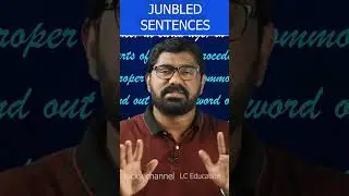 Jumbled sentences / rearrangemenat of sentences tricks in telugu / Luckychannel education videos